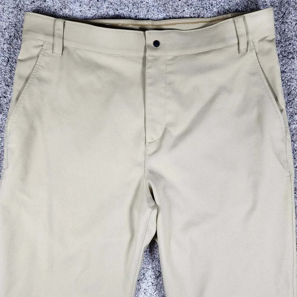 Nike Golf Pants Mens 34x30 Khaki Dri-FIT Moisture Wicking Excellent